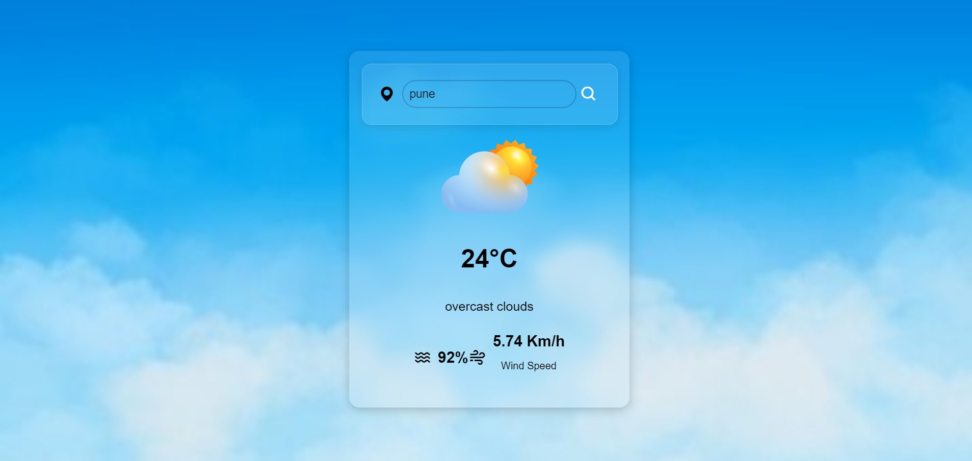 Weather Forecasting Webapp